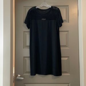 Michael Kors Black Dress with Crochet Detail